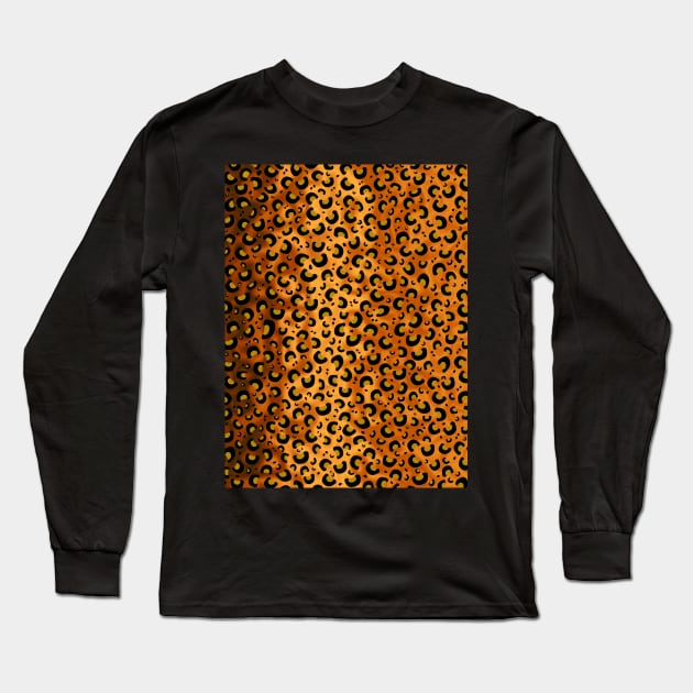 CHEETAH Cat Print Pattern Long Sleeve T-Shirt by SartorisArt1